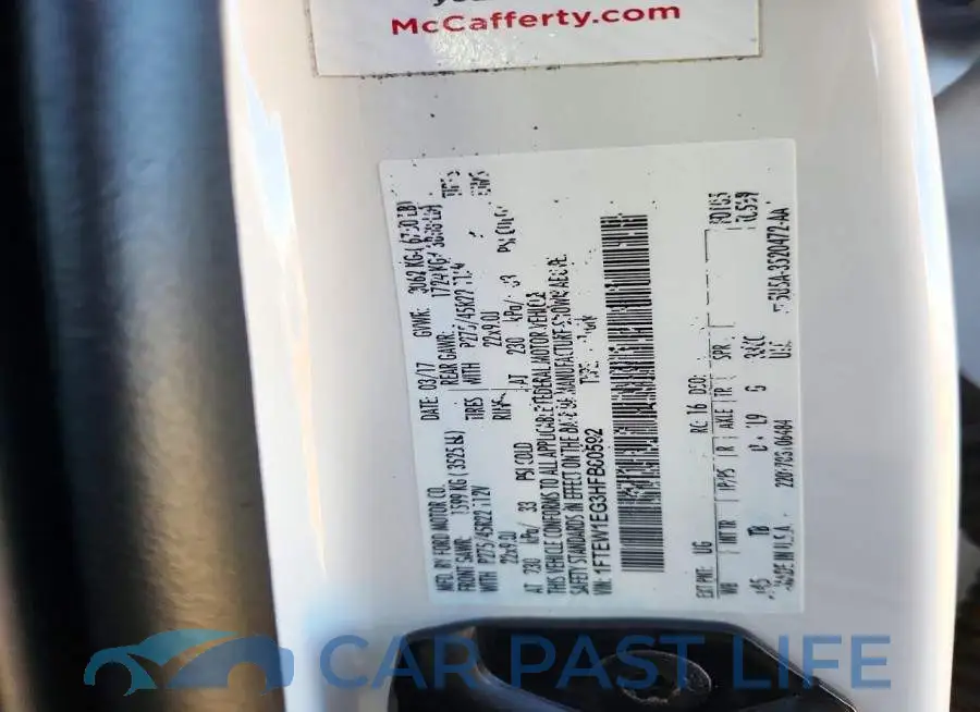 1FTEW1EG3HFB60592# 12
