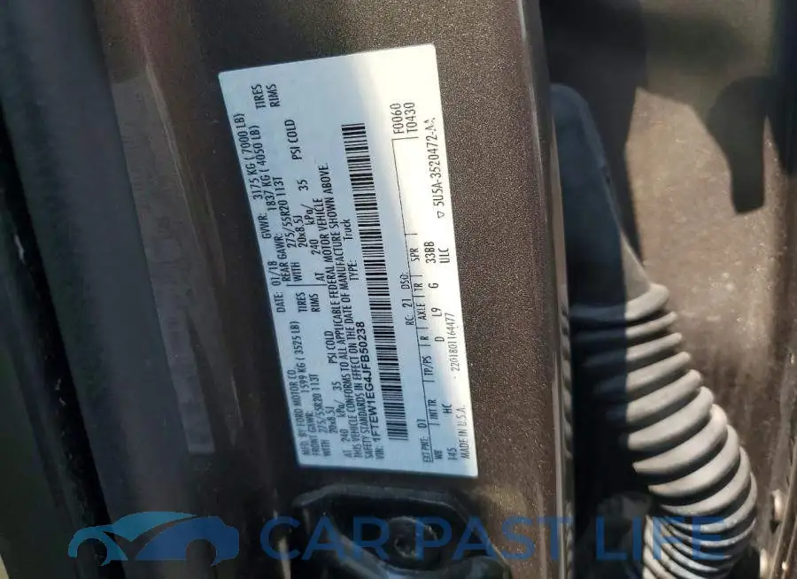 1FTEW1EG4JFB50238# 12