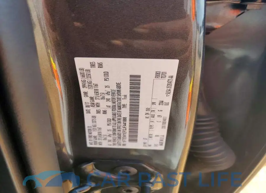 1FTEW1EP2JFA41888# 12