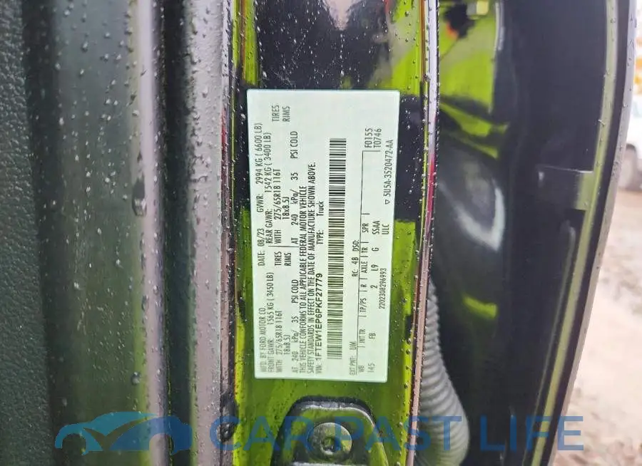 1FTEW1EP6PKF27779# 12