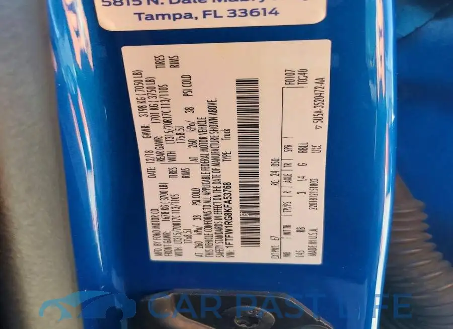 1FTFW1RG8KFA53768# 12