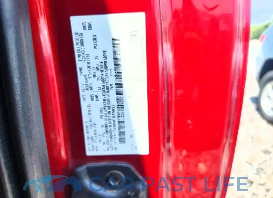 1FTFX1EG0HFB39927# 12