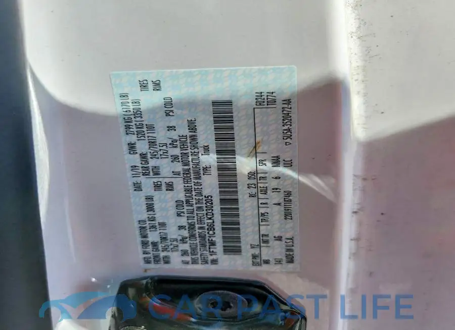 1FTMF1CB6LKD30205# 12
