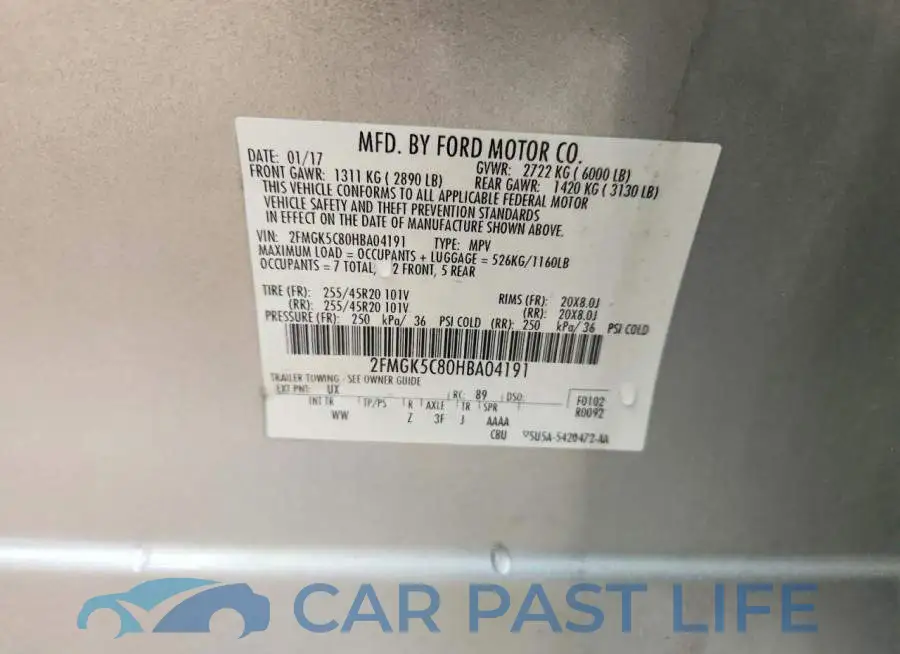 2FMGK5C80HBA04191# 14