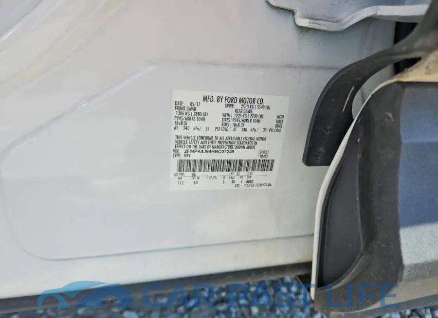 2FMPK4J94HBC07249# 12