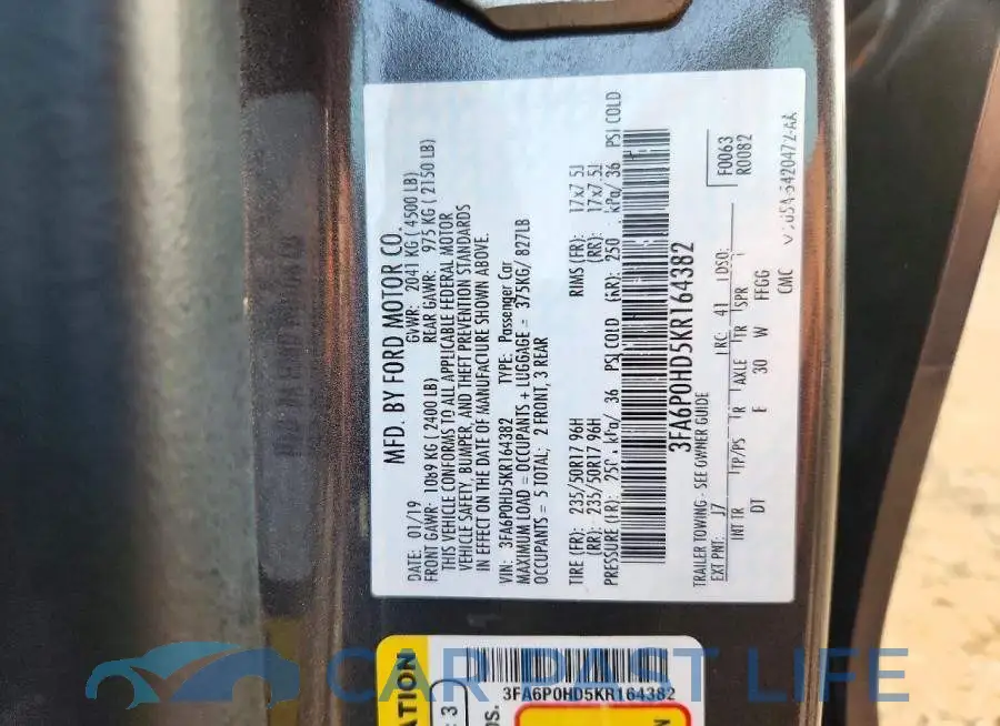 3FA6P0HD5KR164382# 12