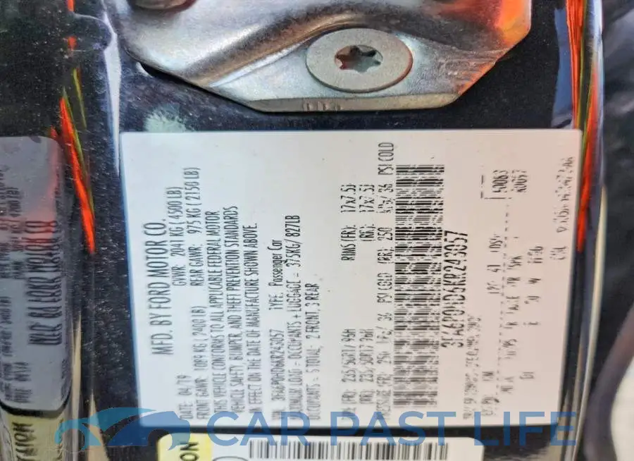 3FA6P0HD6KR243057# 12