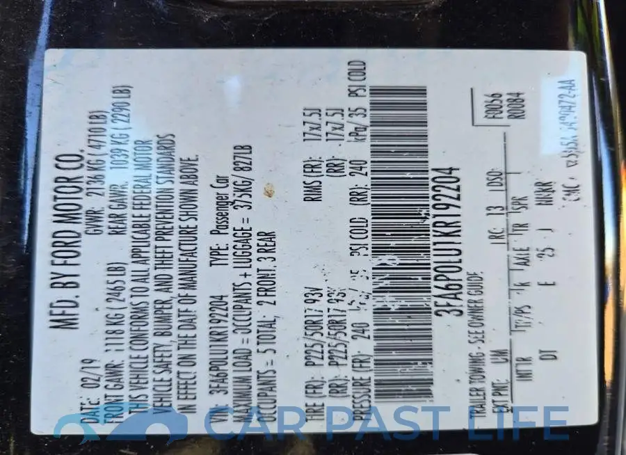 3FA6P0LU1KR192204# 13