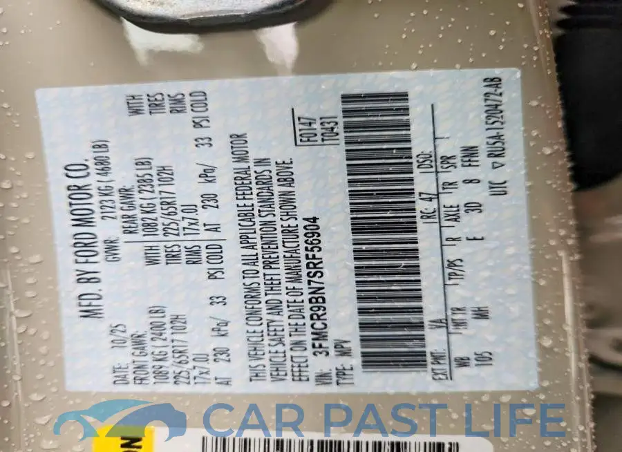 3FMCR9BN7SRF56904# 13