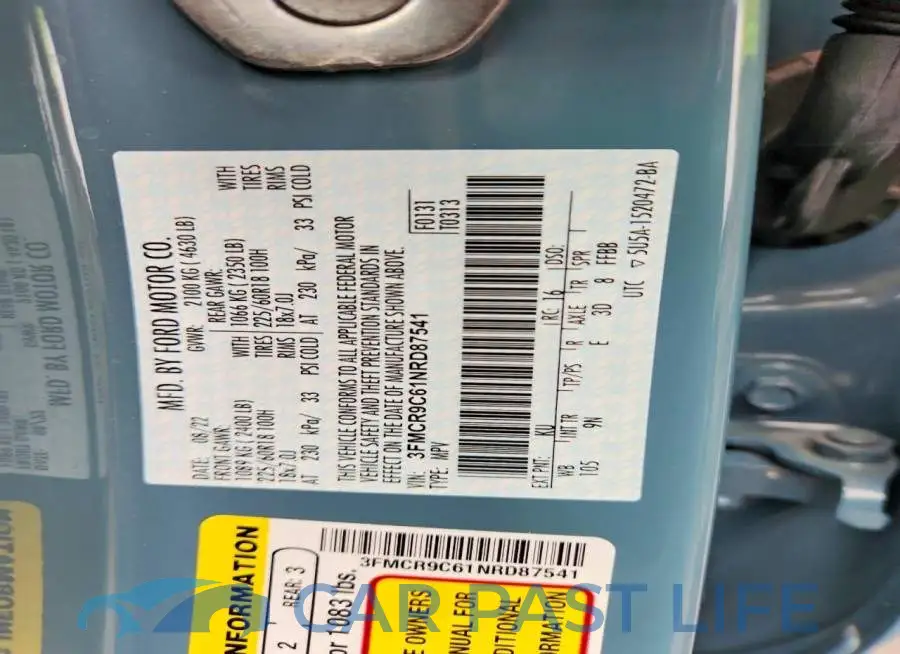 3FMCR9C61NRD87541# 13