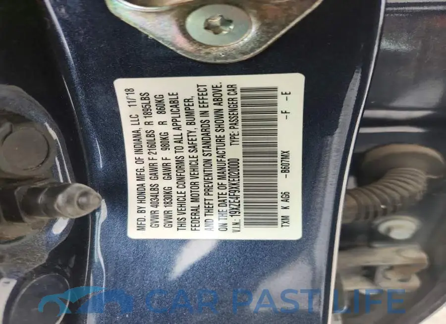 19XZE4F9XKE020000# 13