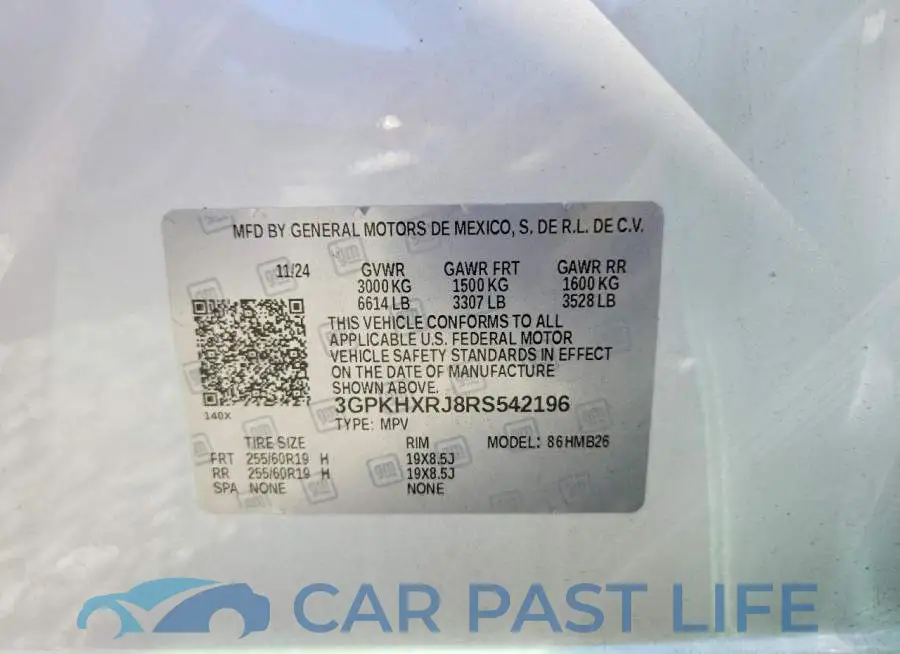 3GPKHXRJ8RS542196# 14