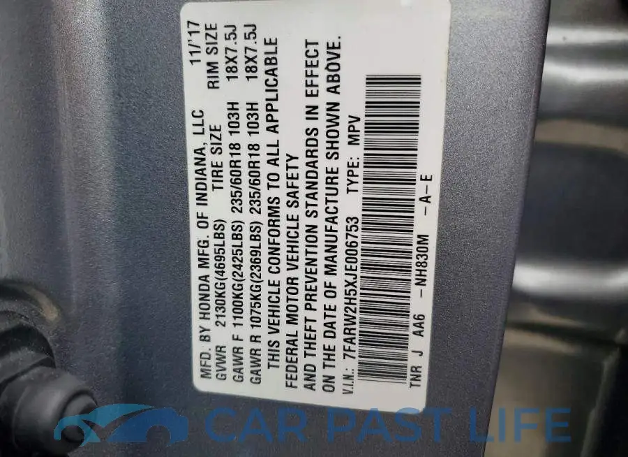 7FARW2H5XJE006753# 13