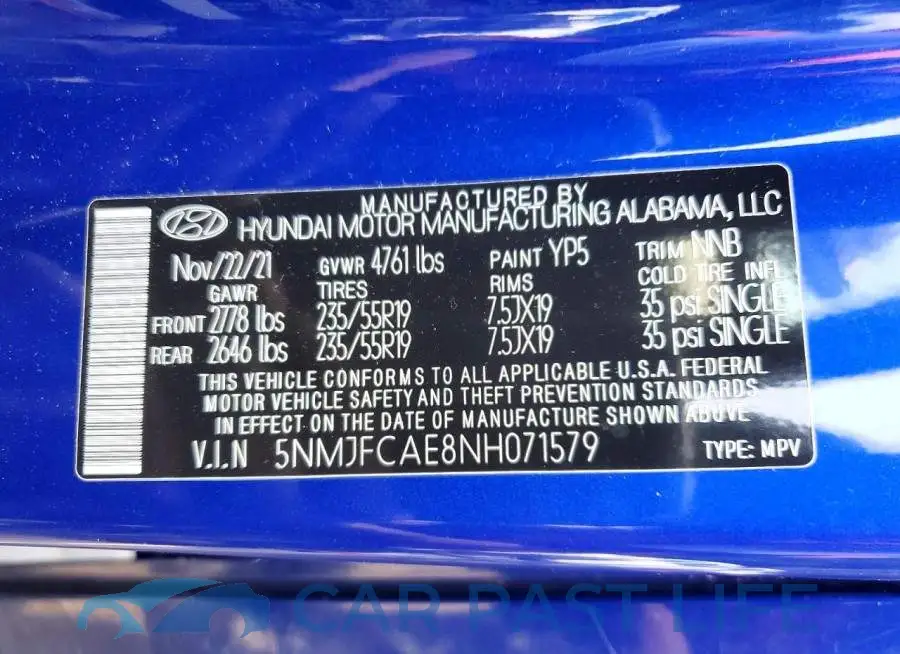 5NMJFCAE8NH071579# 14
