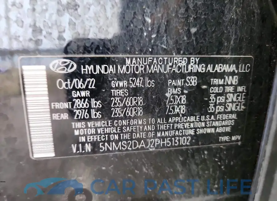 5NMS2DAJ2PH513102# 13
