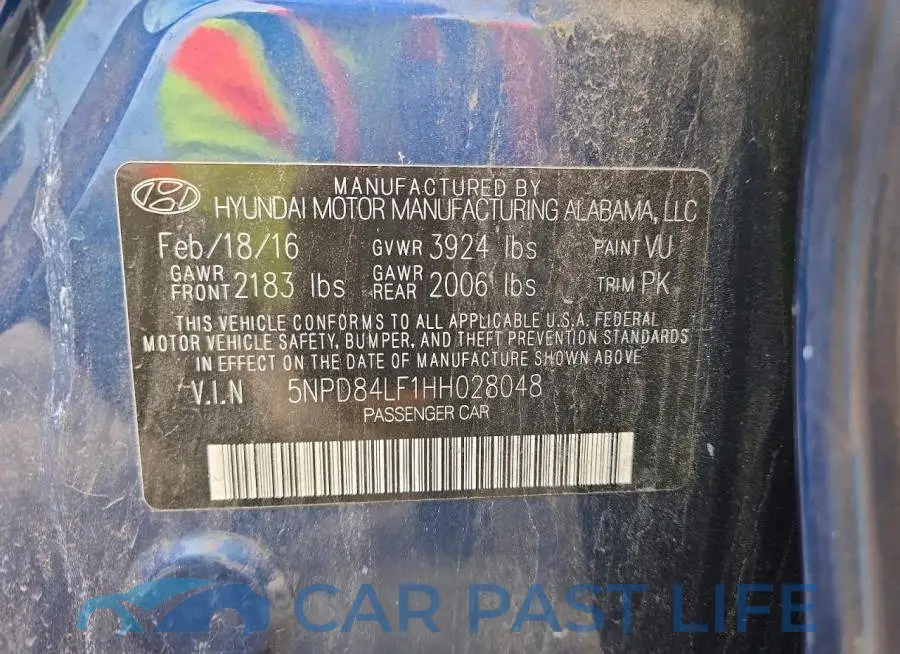 5NPD84LF1HH028048# 12