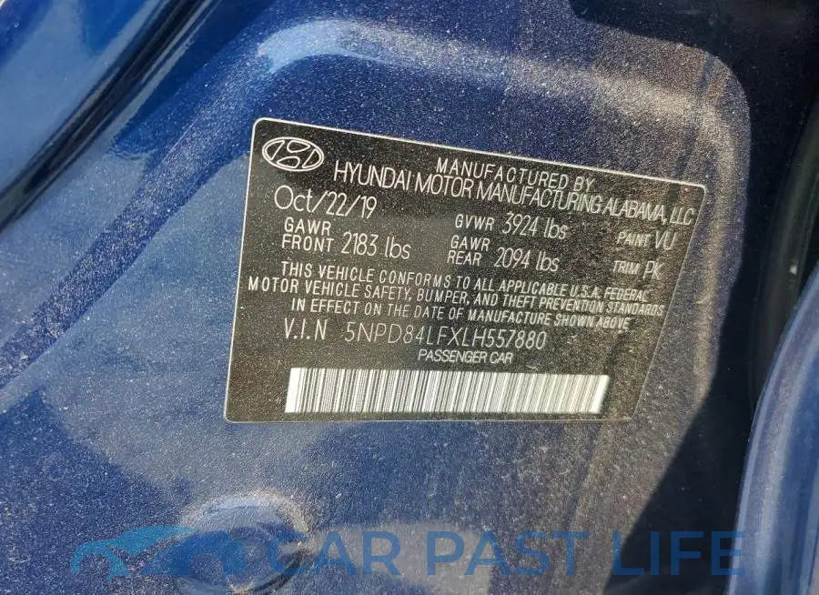 5NPD84LFXLH557880# 13