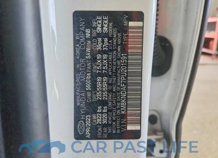 KM8KNDAF7PU201591# 13
