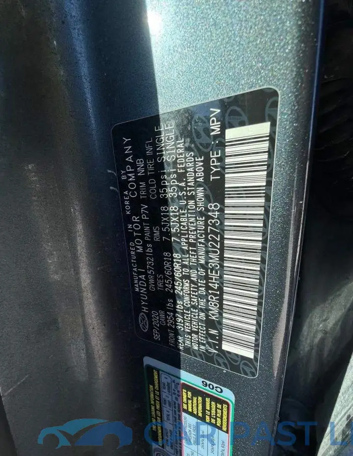 KM8R14HE3MU227348# 10