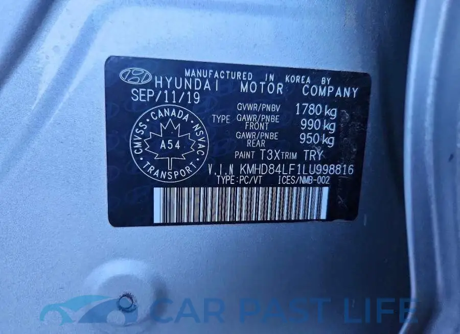 KMHD84LF1LU998816# 13