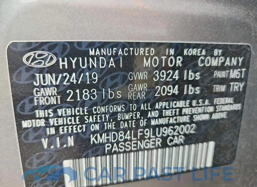 KMHD84LF9LU962002# 12