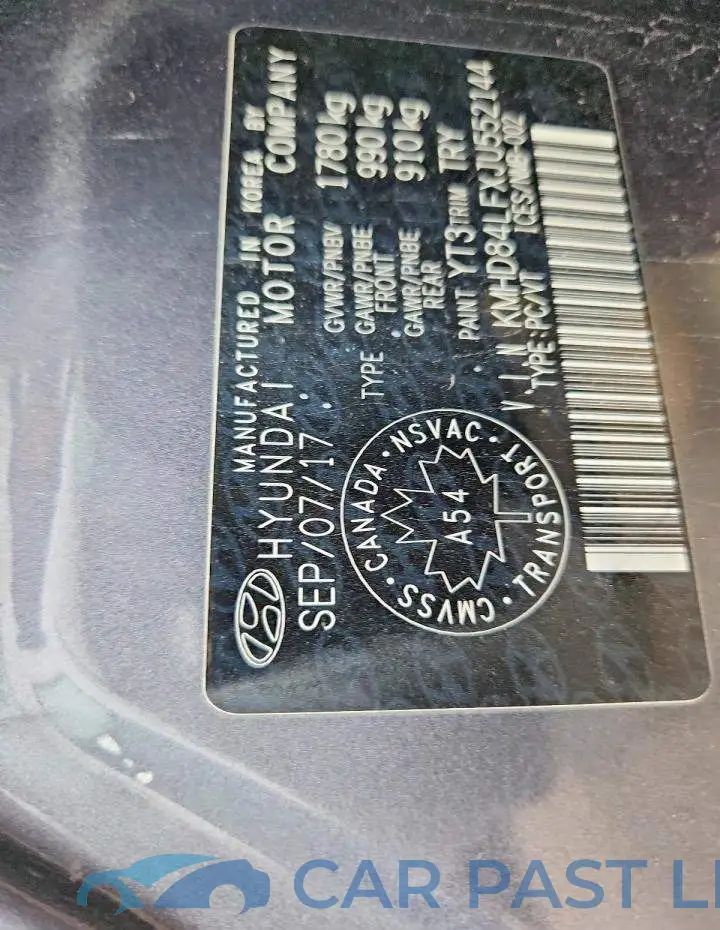 KMHD84LFXJU552144# 13