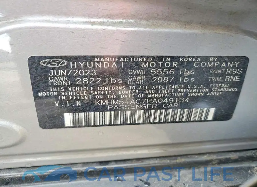 KMHM54AC7PA049134# 13