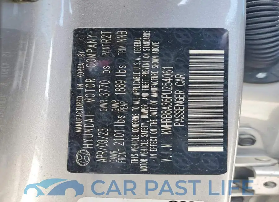 KMHRB8A36PU254061# 14