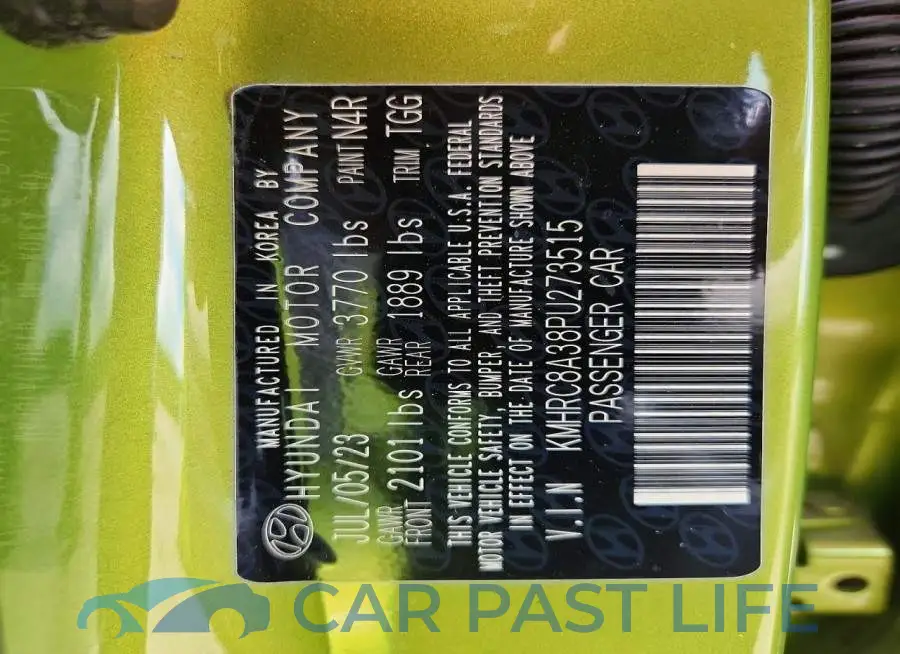 KMHRC8A38PU273515# 12