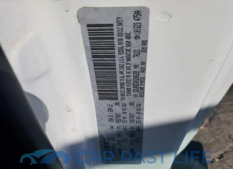 3C6JR6DG0KG506289# 12