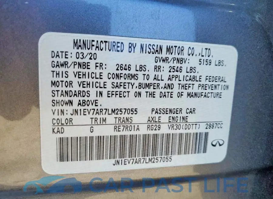 JN1EV7AR7LM257055# 12