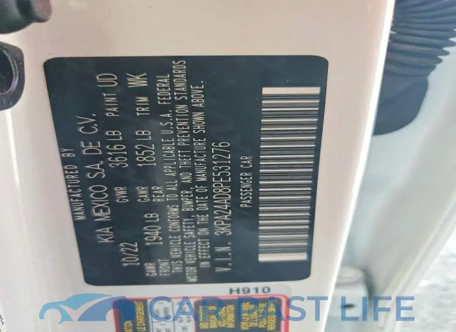 3KPA24AD8PE531276# 12