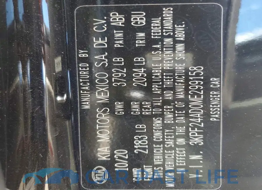 3KPF24AD0ME299158# 12