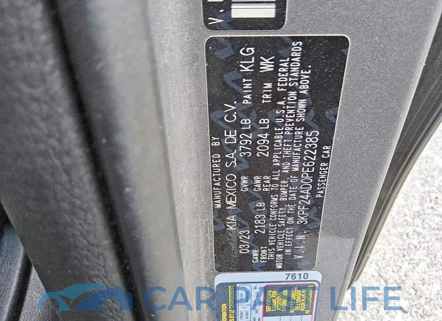 3KPF24AD0PE622385# 13
