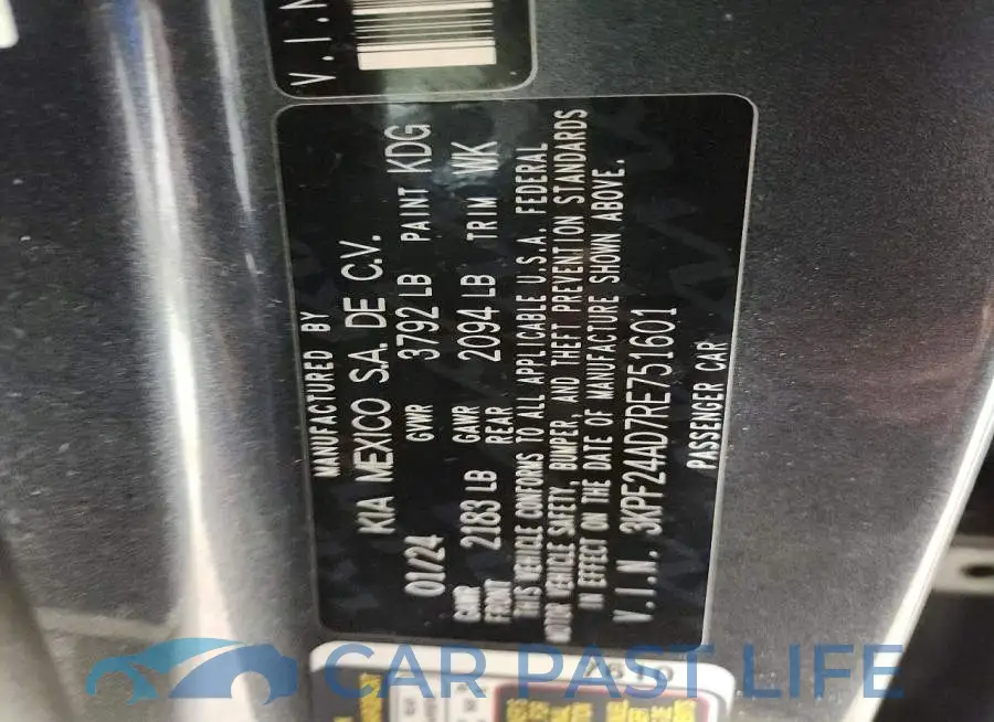 3KPF24AD7RE751601# 13
