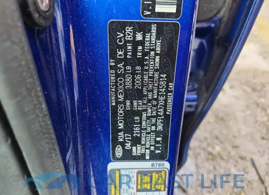 3KPFL4A7XHE145814# 12