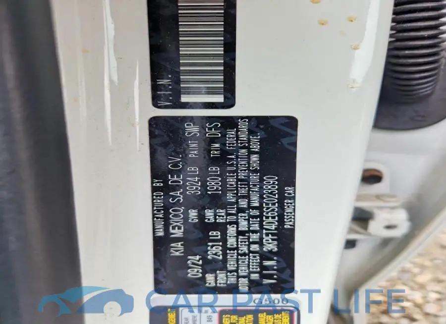 3KPFT4DE6SE023890# 13