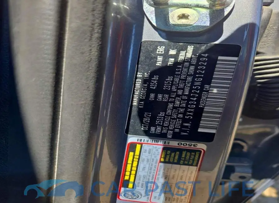 5XXG34J25NG123294# 13