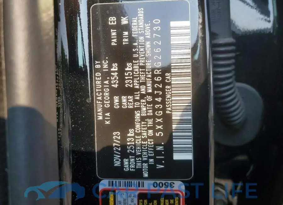 5XXG34J26RG262730# 12