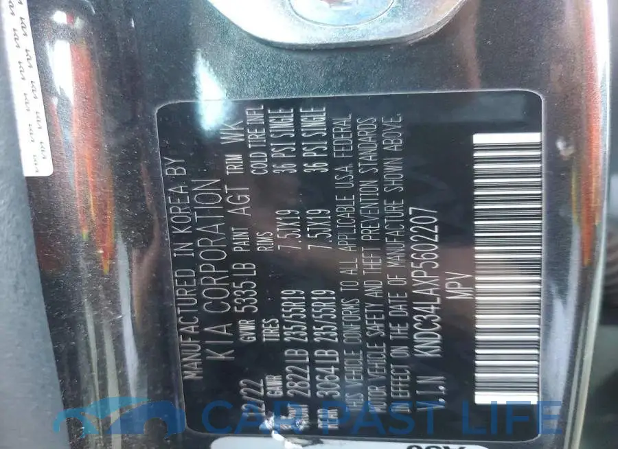KNDC34LAXP5602207# 13