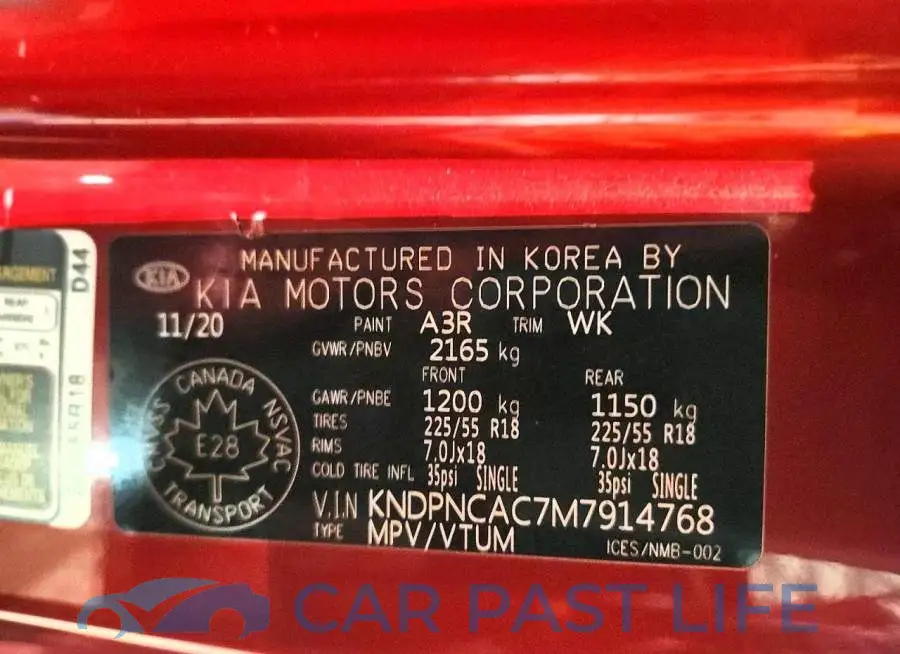 KNDPNCAC7M7914768# 13