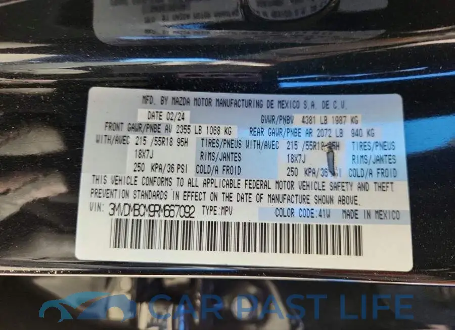 3MVDMBCM9RM667092# 14