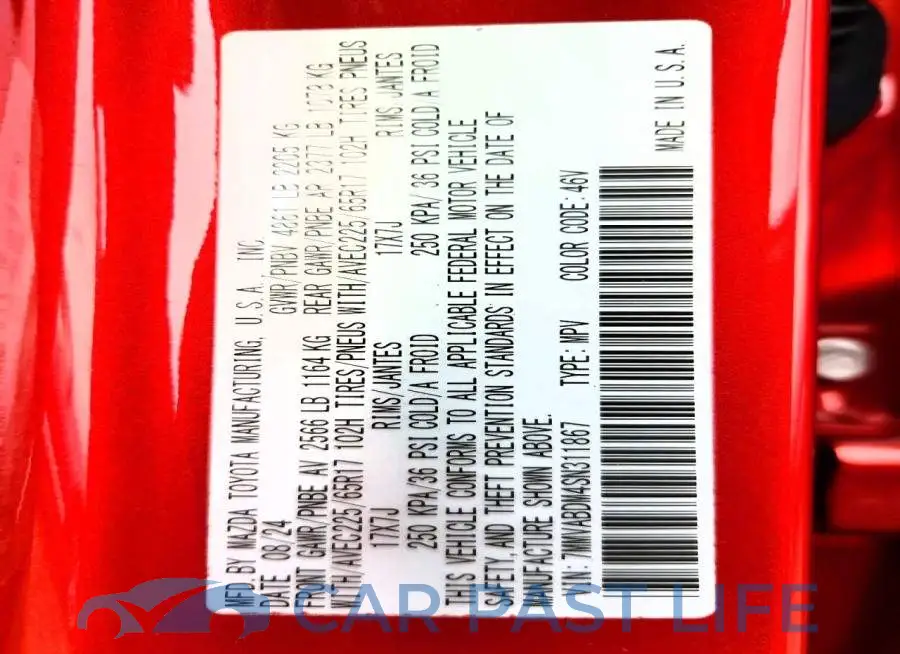 7MMVABDM4SN311867# 13