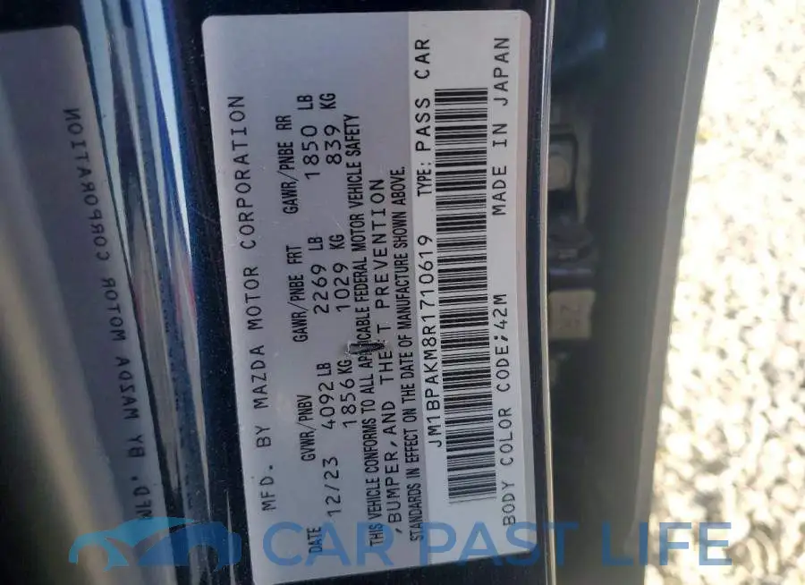 JM1BPAKM8R1710619# 12