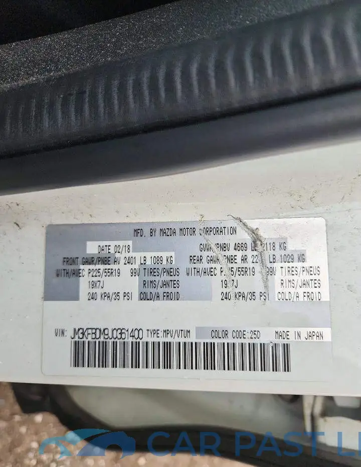 JM3KFBDM9J0361400# 13