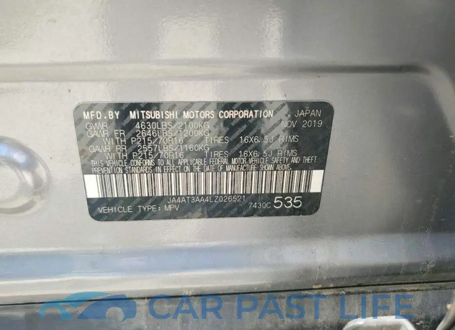 JA4AT3AA4LZ026521# 13