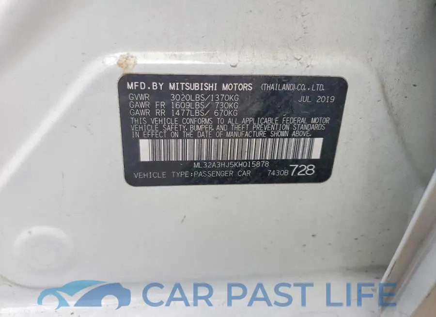 ML32A3HJ5KH015878# 12