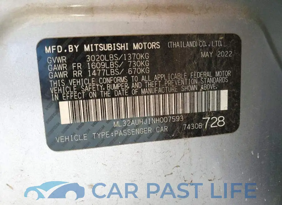 ML32AUHJ1NH007593# 12