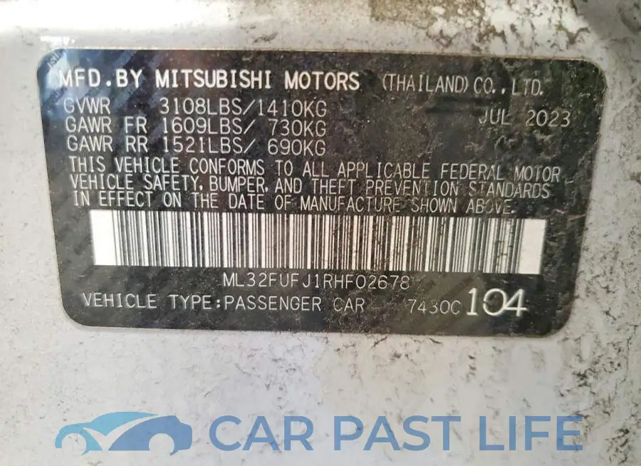 ML32FUFJ1RHF02678# 13
