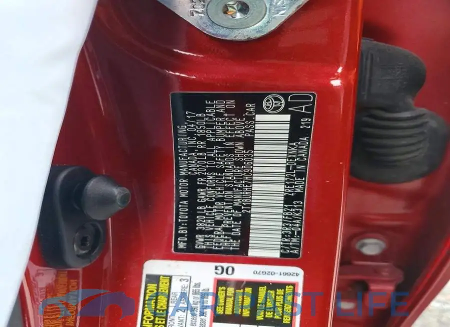 2T1BURHE7HC906035# 13
